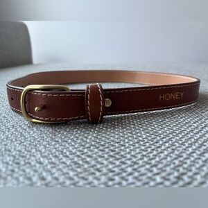 Brown Leather Belt